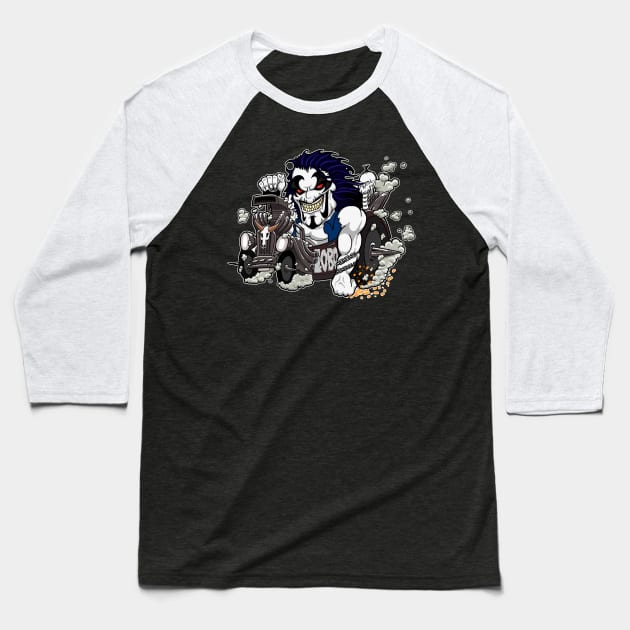 Lobo Rod Baseball T-Shirt by yayzus